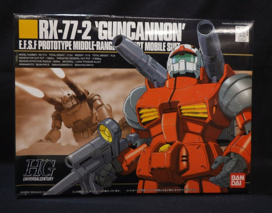 HGUC 1/144 RX-77-2 Cañón versión transparente.