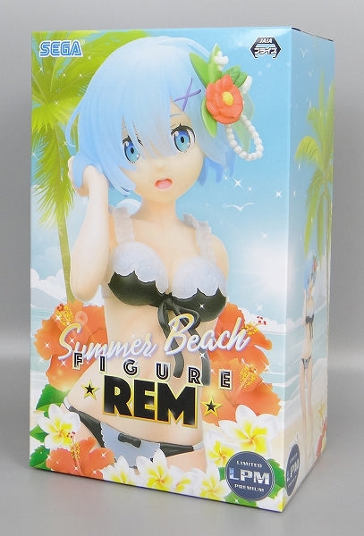 Figura de playa de verano premium limitada de SEGA Re:Zero - Starting Life in Another World Rem