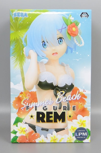 SEGA Re:Zero - Starting Life in Another World Limited Premium Summer Beach Figure Rem