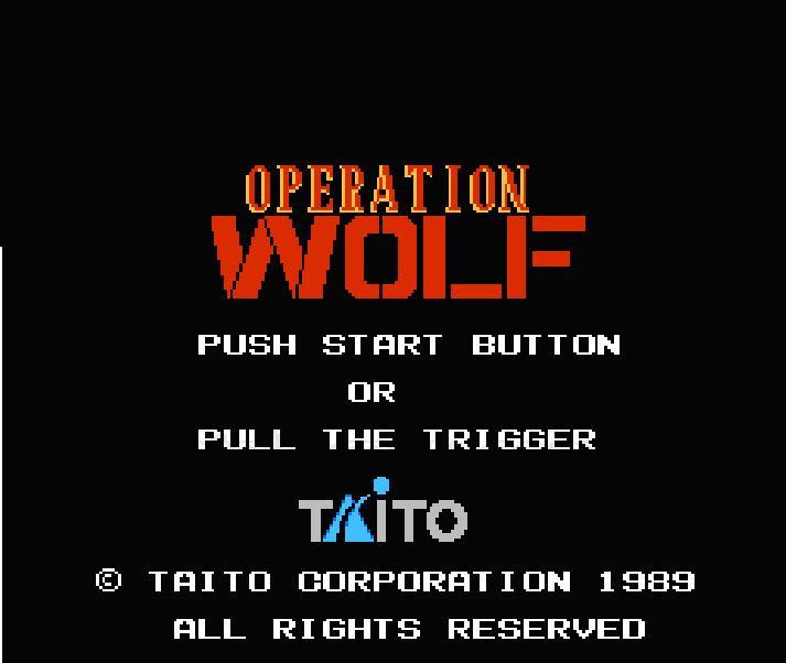 OPERATION WOLF.Famicom Japanese Version