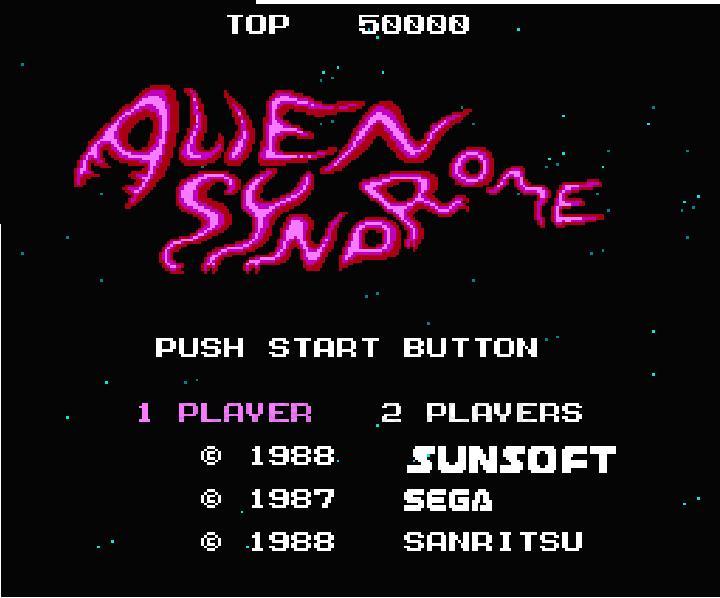 ALIEN SYNDROME.Famicom Japanese Version