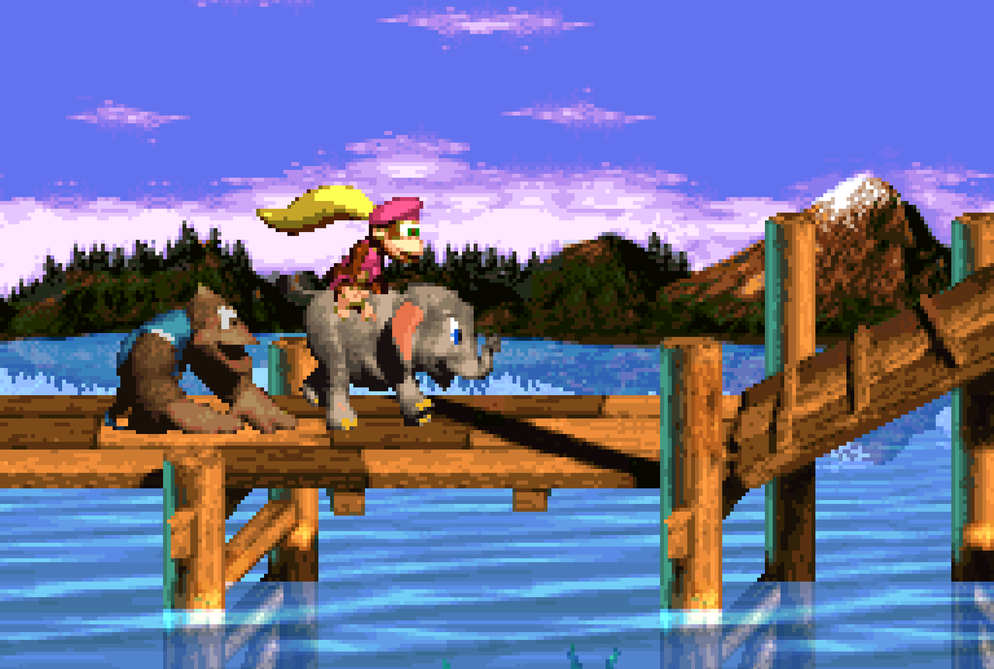 Donkey Kong Country 3: Dixie Kong's Double Trouble!.SUPER Famicom Japanese Version