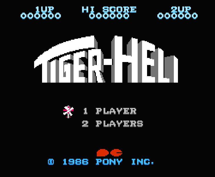 TIGER-HELI.Famicom Japanese Version