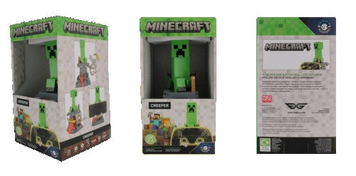 [Minecraf] "Creeper" R.E.S.T EXG Cable Guys Controller & Phone Stand, Action & Toy Figures, animota