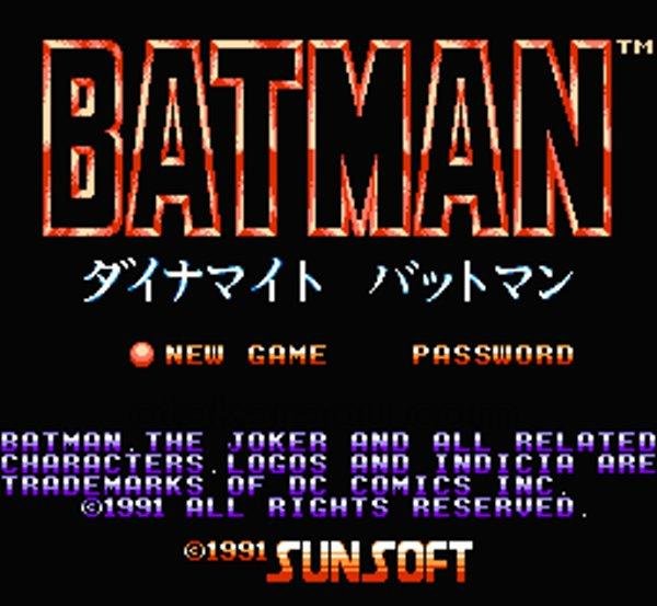 Dynamite Batman.Famicom Japanese Version