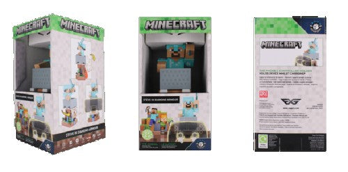 [Minecraft] "Steve" R.E.S.T Diamond Armor EXG Cable Guys Controller & Phone Stand, Action & Toy Figures, animota