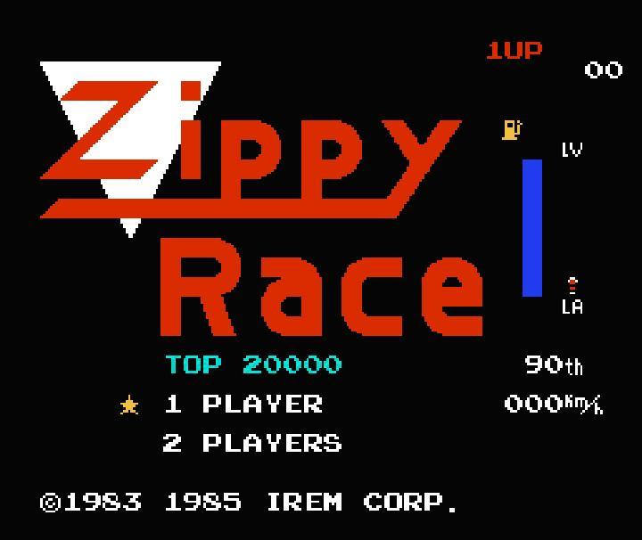 Zippy Race(MotoRace USA).Famicom Japanese Version