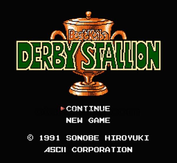 Best Keiba Derby Stallion.Famicom Japanese Version