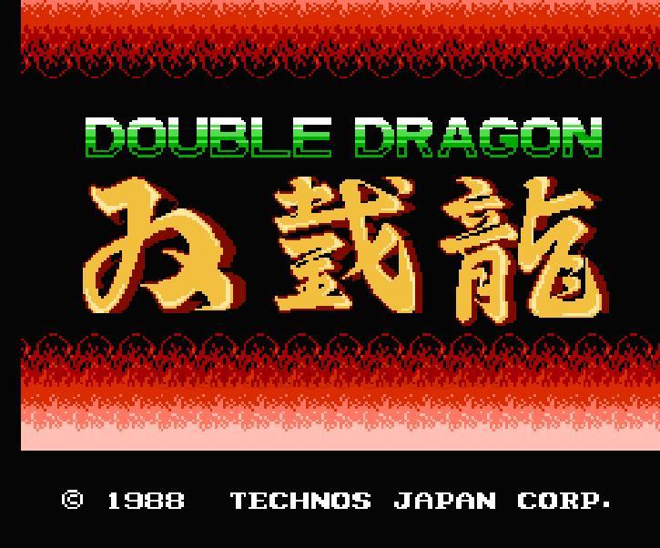 DOUBLE DRAGON.Famicom Japanese Version