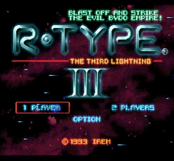 R-TYPE III THE THIRD LIGHTNING.SUPER Famicom Japanese Version