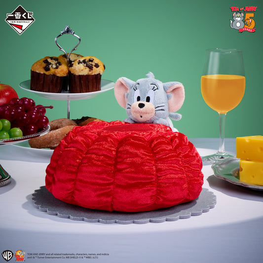 TOM AND JERRY Tasty Moments-Delicious Days- Taffy Jelly Plush Toy [Ichiban-Kuji Prize Last One]