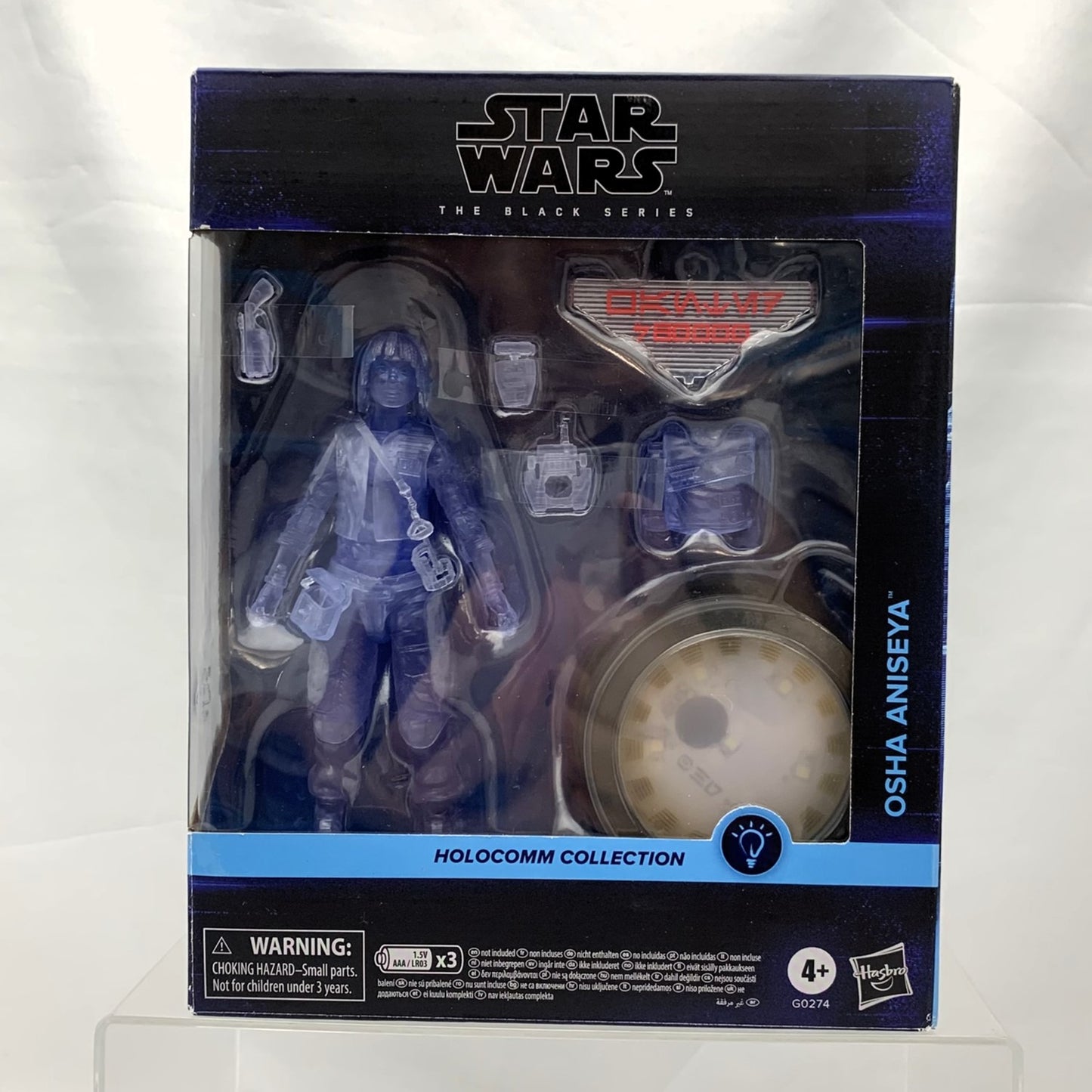 Hasbro STAR WARS Black Series Holocomm Collection Osha Aniseya 6-Inch Action Figure