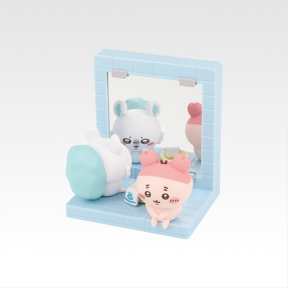 Chiikawa - Somehow Heartwarming: Chiikawa’s Bathhouse - Cute? Washing Area Figure [Ichiban-Kuji Prize D]