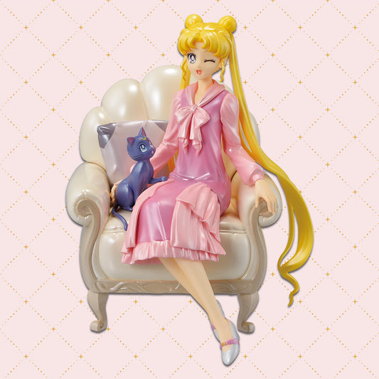 The Movie - Sailor Moon Cosmos - Antique Style - Usagi＆Luna - Figure ~ Special Color ~ [Ichiban-Kuji Prize Last One] | animota