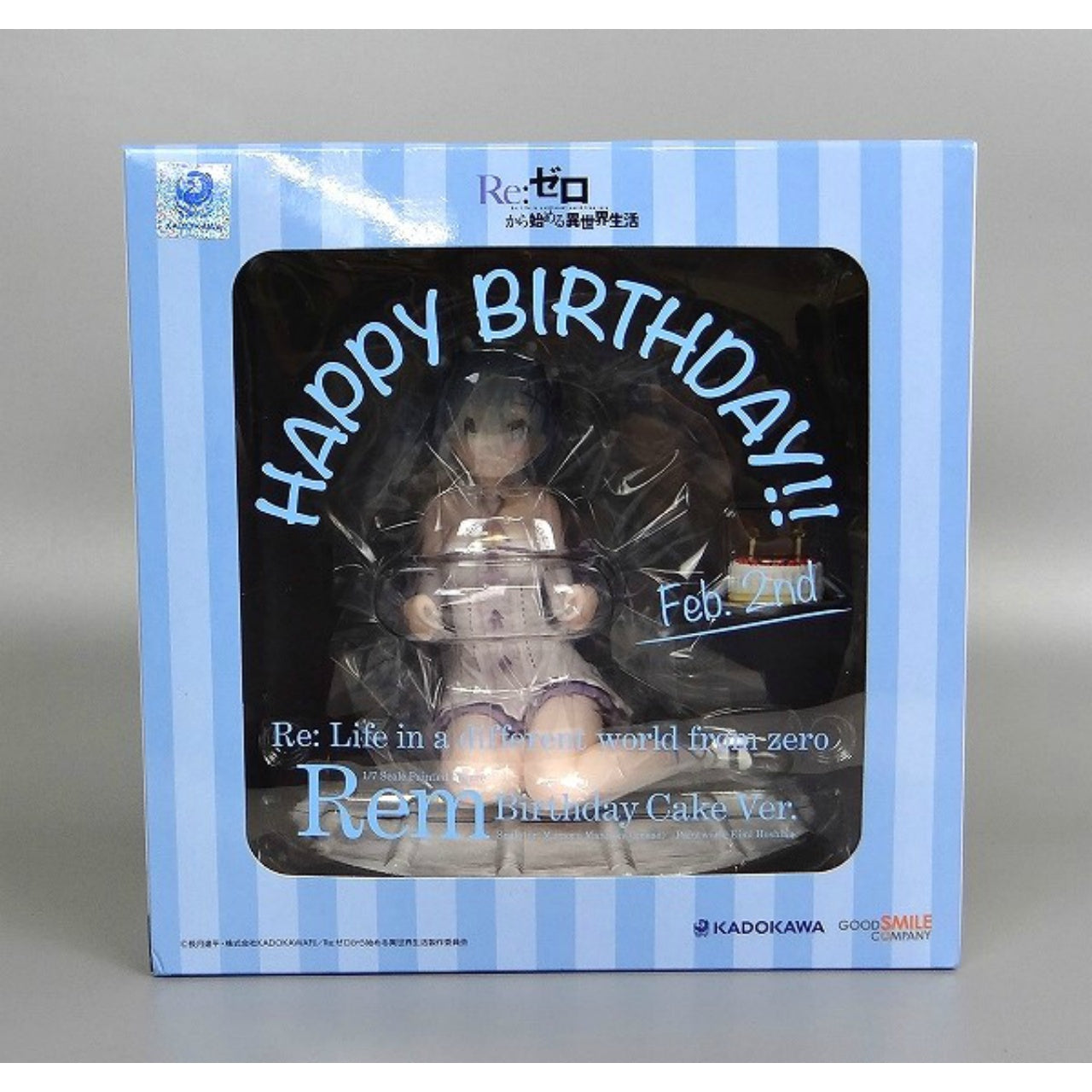 KADOKAWA Re:Zero Rem Birthday Cake Ver. 1/7 PVC, animota
