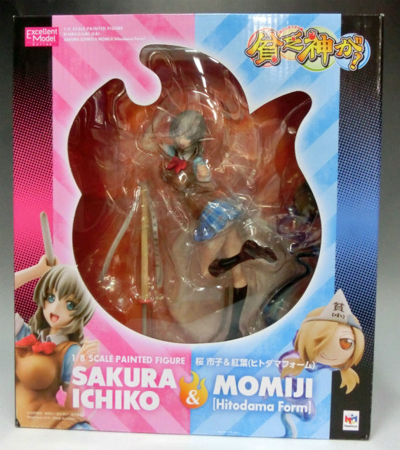 Megahouse Good Luck Girl Sakura Ichiko and Momiji (Hitodama Form) 1/8 PVC