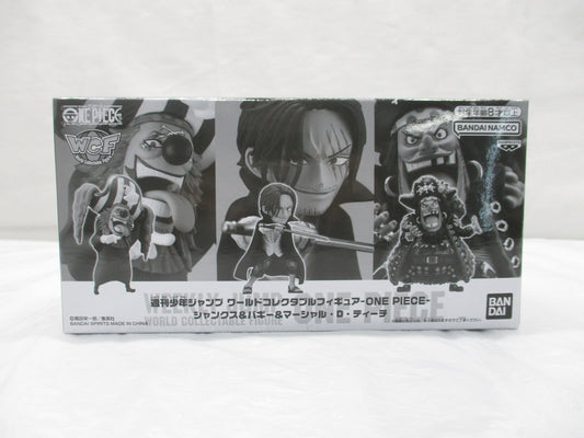 Weekly Shonen Jump World Collectable Figure -ONE PIECE- Shanks & Buggy & Marshall D Teach 2667120, animota