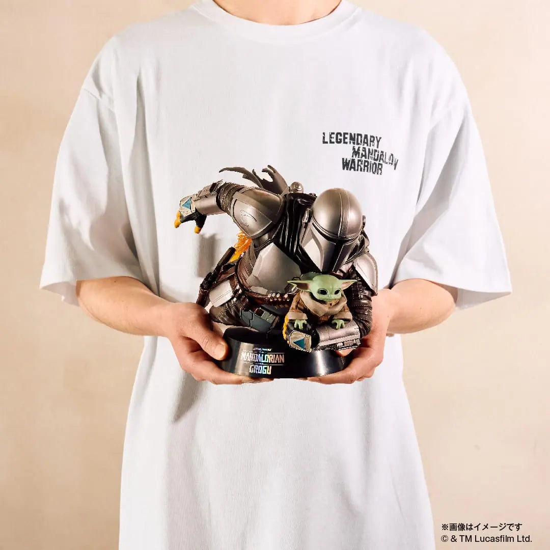 STAR WARS™ The Mandalorian & Grogu - Mandalorian & Grogu Statue Figure [Happy-Kuji Prize A]
