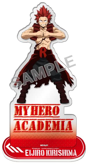 Takara Tomy ARTS My Hero Academia Combat Soporte de cuerpo completo de acrílico Eijiro Kirishima