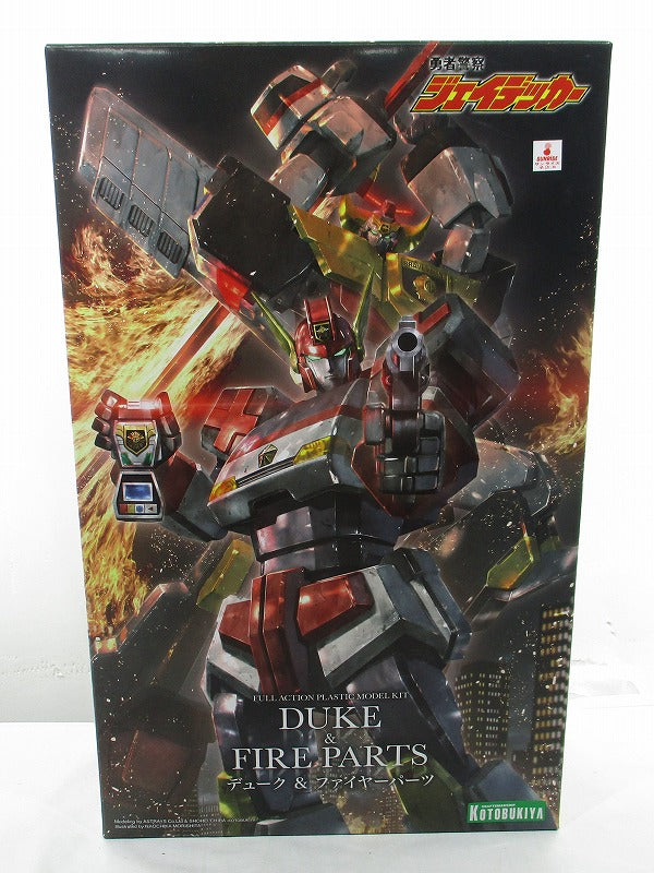 Brave Police J-Decker Duke & Fire Parts Plastic Model | animota