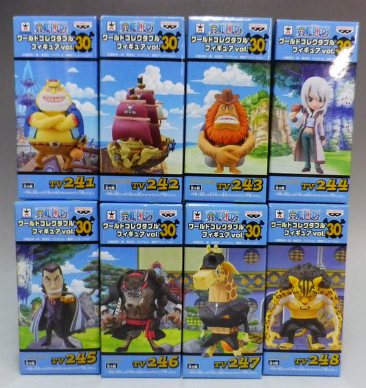 OnePiece World Collectable Figure Vol.30 - Set of 8, Action & Toy Figures, animota