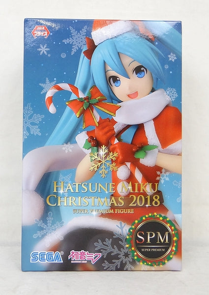 SEGA Hatsune Miku-Serie Hatsune Miku Weihnachten 2018 Super Premium Figur