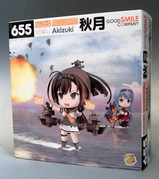 Nendoroid n.º 655 Akizuki con artículo adicional de la tienda en línea Goodsmile