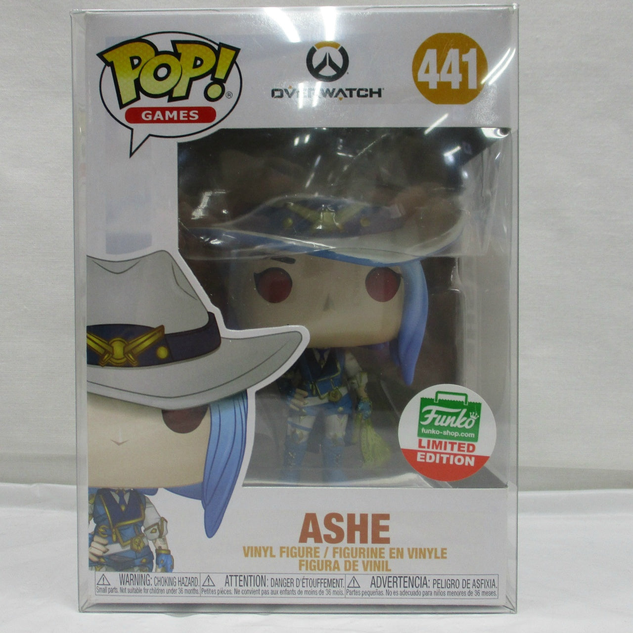 FUNKO POP! Game 441 Ashe(Blue/White) [Overwatch] Funko Shop Exclusive, animota