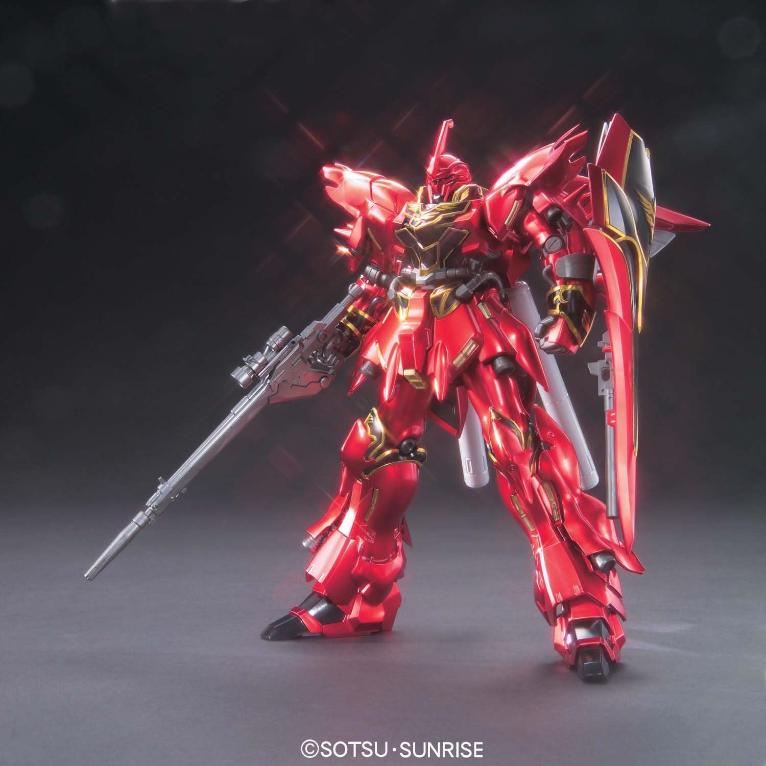 Gundam UC HGUC 1/144 Sinanju Titanium Finish | animota