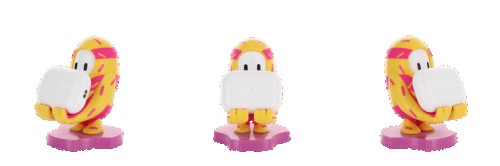 [Fall Guys] "Ice Cream" Mini EXG Cable Guys Controller & Phone Stand, Action & Toy Figures, animota