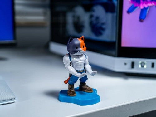 [Fortnite] "Meowstle" Mini EXG Cable Guys Controller & Phone Stand, Action & Toy Figures, animota