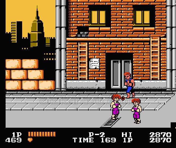 DOUBLE DRAGON.Famicom Japanese Version