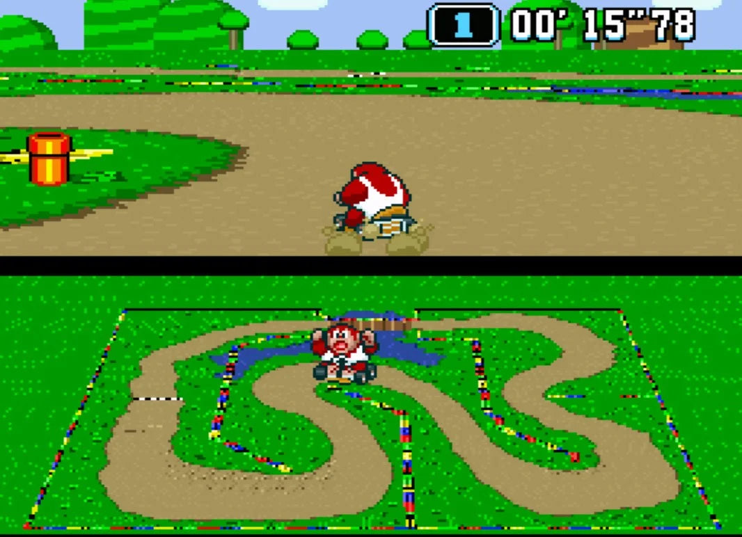Super Mario Kart.SUPER Famicom Japanese Version