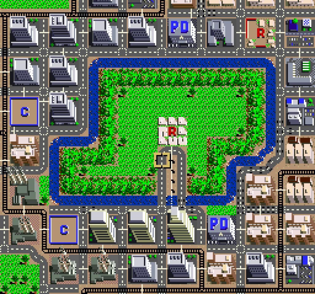 SimCity.SUPER Famicom Japanese Version