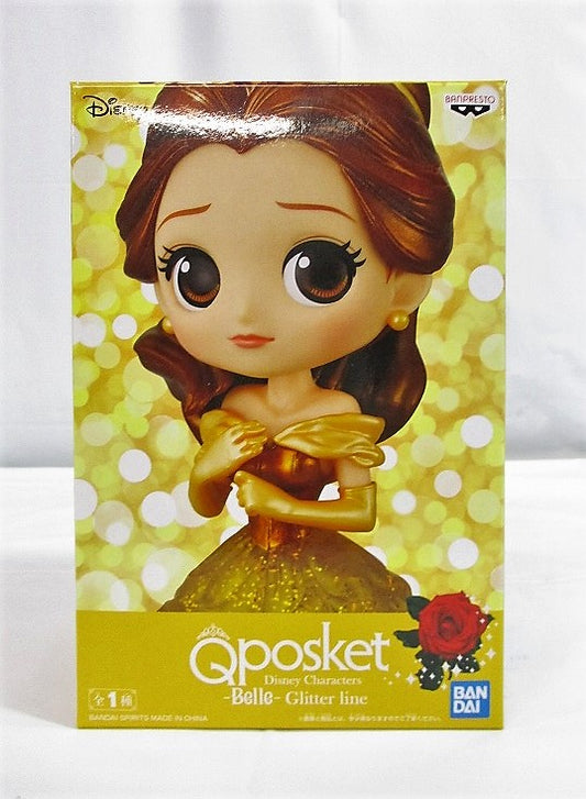 Qposket Disney-Figuren – Belle – Glitzerlinie