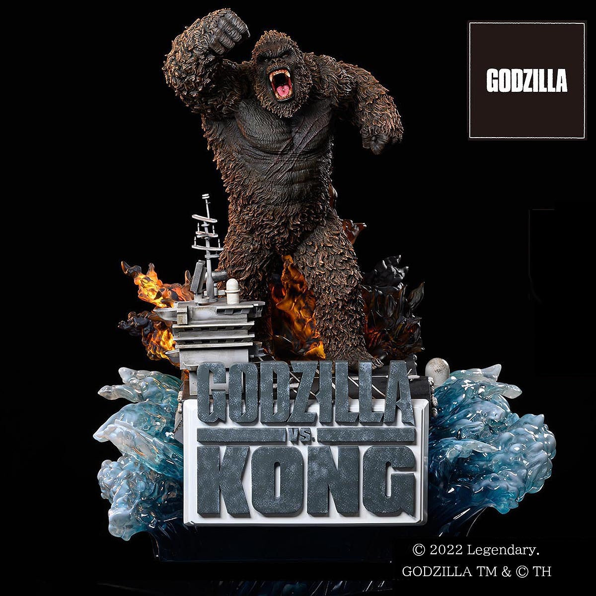 GODZILLA VS KONG - KONG〔2021〕 Wonder Figure Vorlackierter Montagesatz