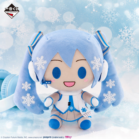 Snow Miku - SNOW MIKU - Third Season Chokonokko Plush Toy Snow Miku 2011 Ver. [Ichiban-Kuji Prize B]