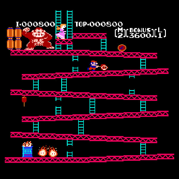 Donkey Kong.Nintendo Famicom Japanese Version