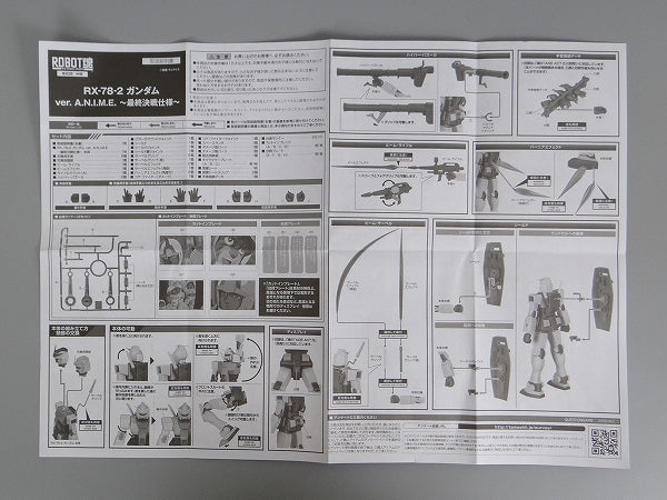 ROBOT Tamashii RX-78-2 Gundam ver. ANIME -Especificaciones de Final Battle- 