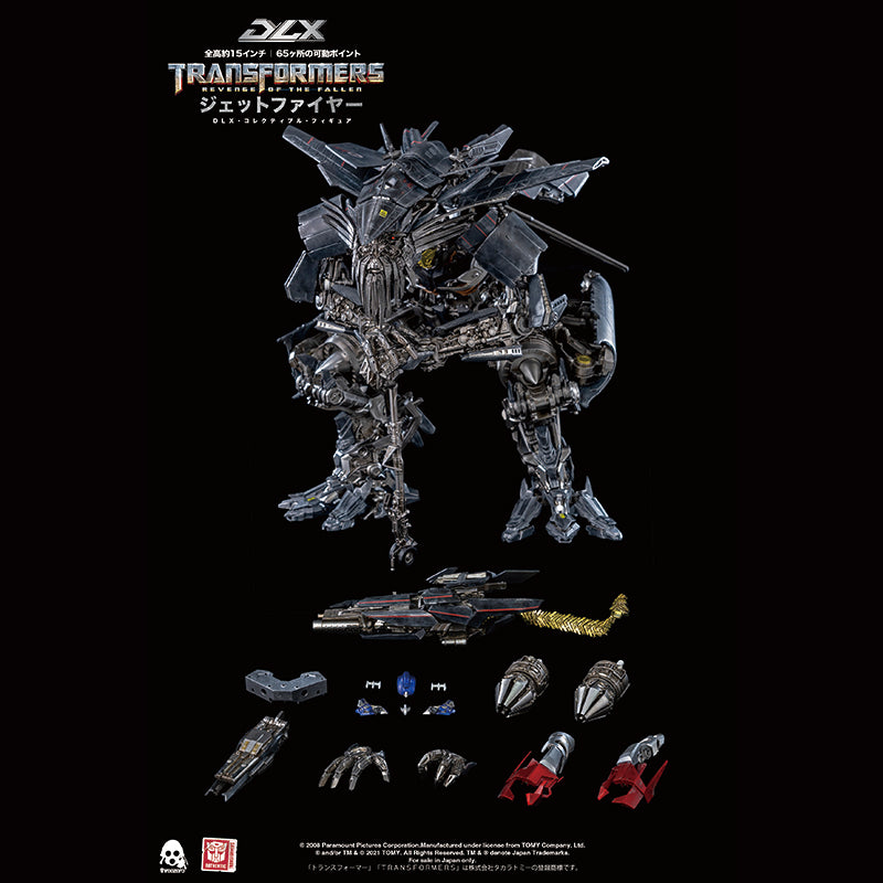 threezero Transformers: Revenge of the Fallen DLX Jetfire Transformers Action Figure, animota