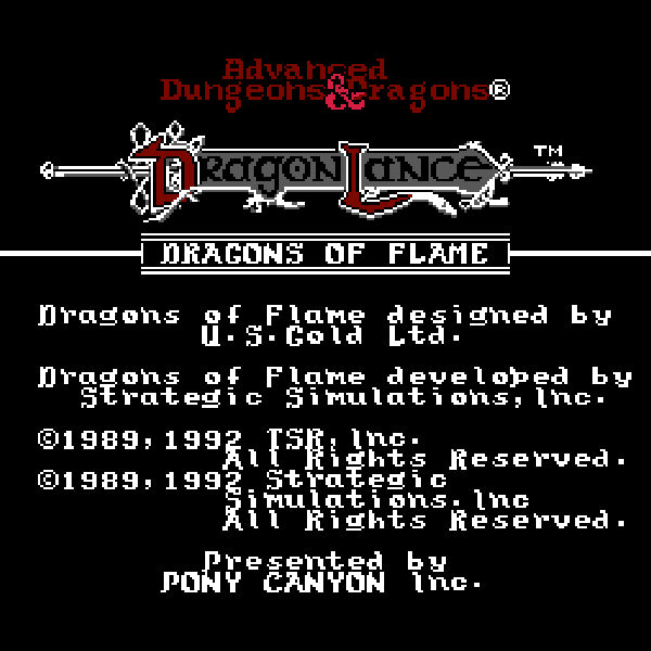 ドラゴン・オブ・フレイム(アドバンスト・ダンジョンズ&ドラゴンズ) FC image 2