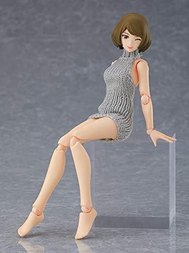 figma Styles Female body (Chiaki) with Backless Sweater Coordination | animota