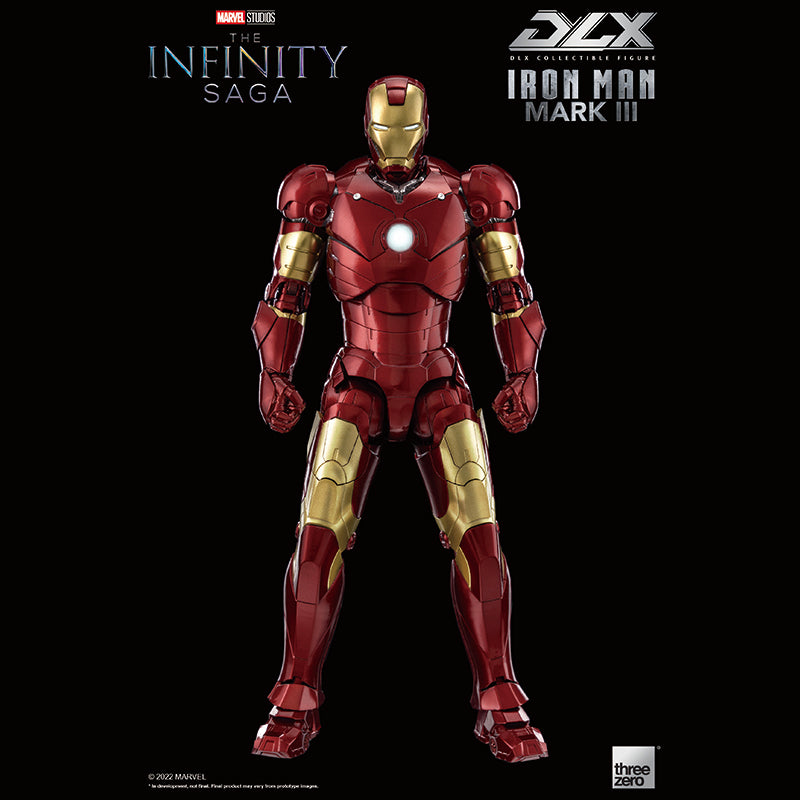 threezero DLX Marvel Studios: Infinity Saga Iron Man Mark 3