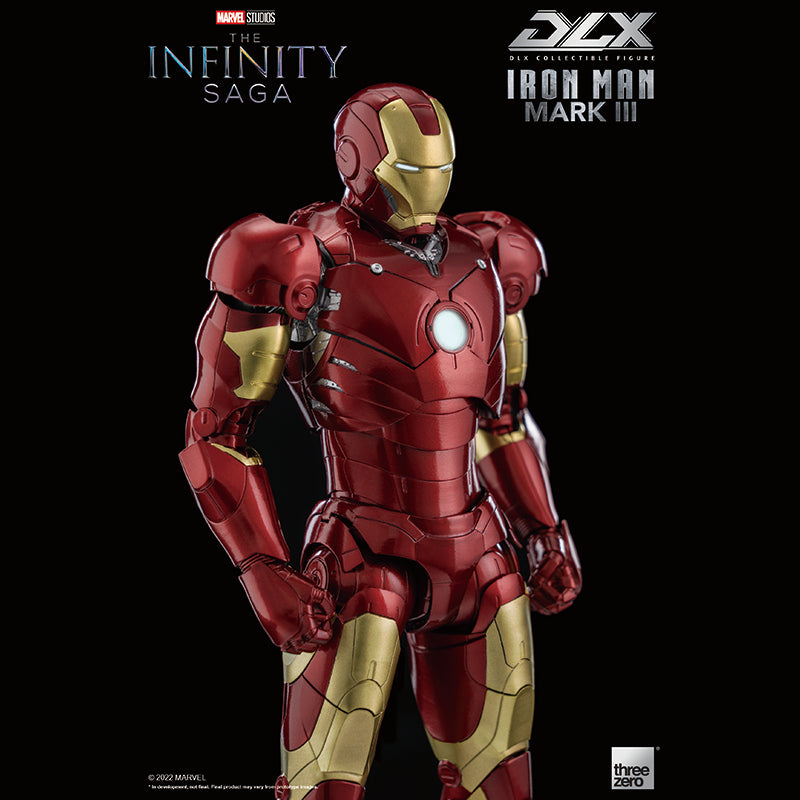 threezero DLX Marvel Studios: Saga del Infinito Iron Man Mark 3 