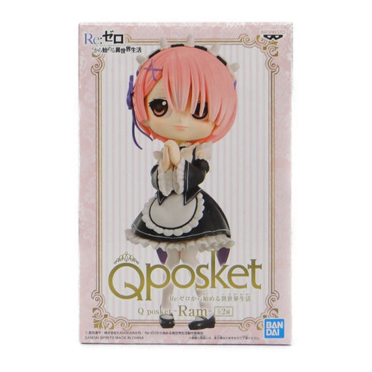 Re:Zero - Starting Life in Another World Q posket - Ram A: Normal Color (Black), Action & Toy Figures, animota