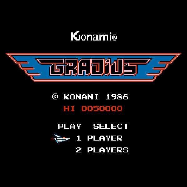 Gradius.Famicom Japanese Version