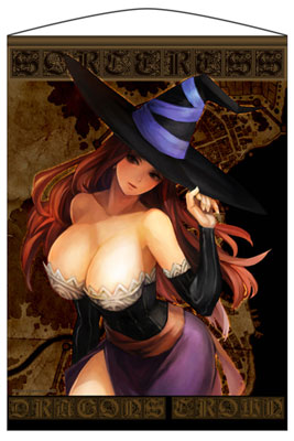 Dragon's Crown - Sorceress Wall Scroll, Decorative Tapestries, animota