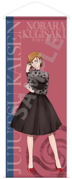 Jujutsu Kaisen Life-size Wall Scroll Nobara Kugisaki Party ver., Decorative Tapestries, animota