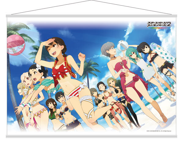 School Girl Strikers B2 Wall Scroll C: Beach, Decorative Tapestries, animota