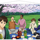 Kaze ga Tsuyoku Fuiteiru Wall Scroll /Ohanami (Haiji, other), Decorative Tapestries, animota